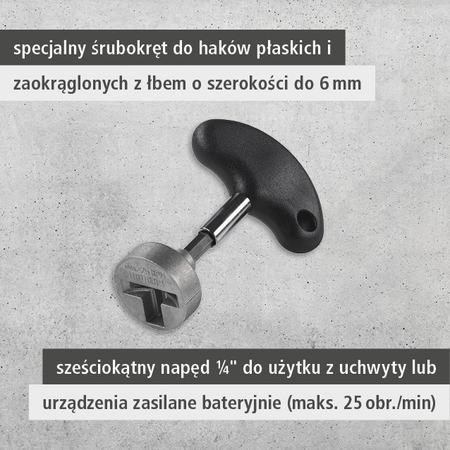 hook screwdriver (pl)