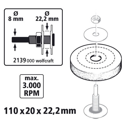 Cloth Disc, Ø 110 mm - Image 2