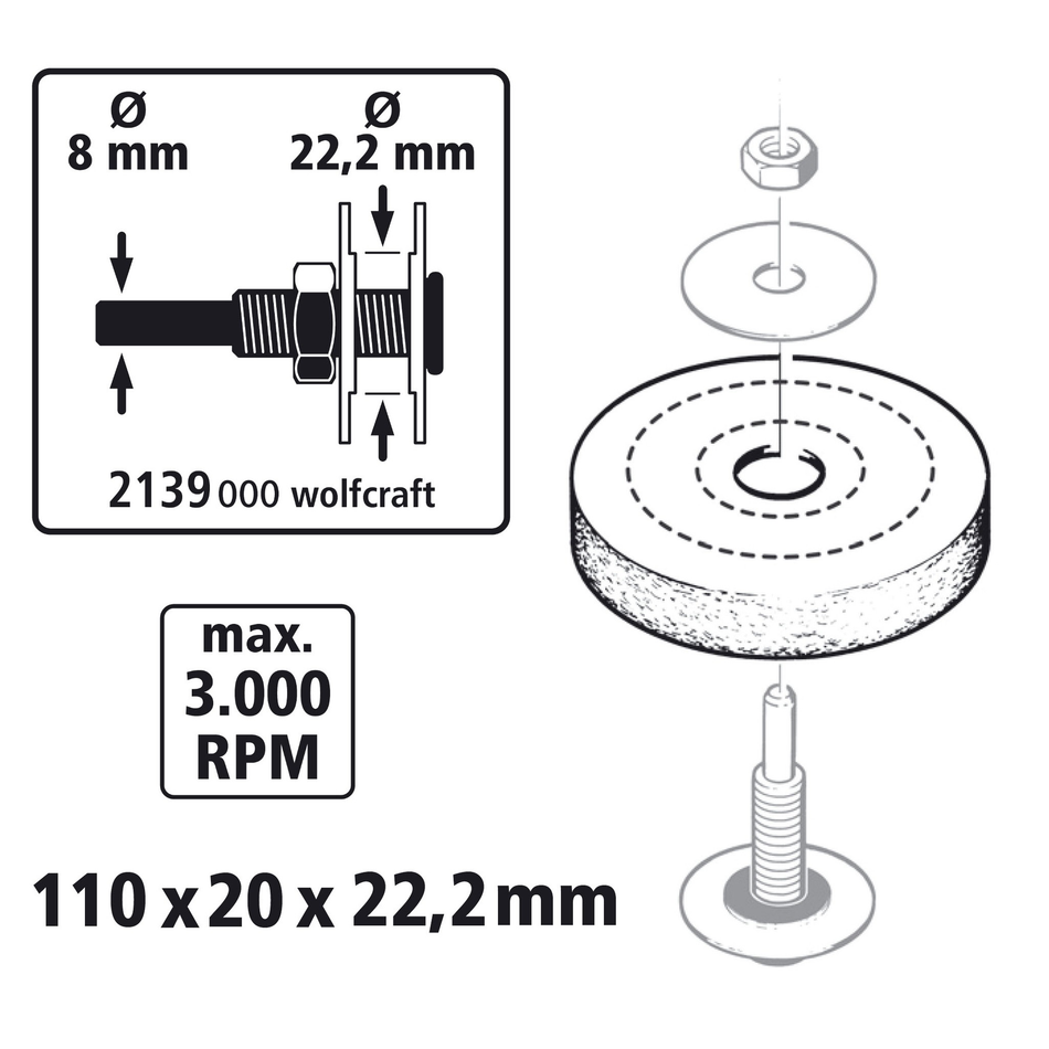 Cloth Disc, Ø 110 mm - Image 2