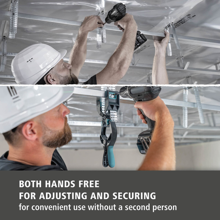 Drywall Spring Clamp with Clamping Arm (en)