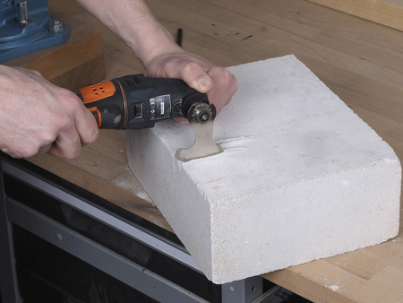 Diamond-Coated Hatchet Saw “PRO”, universal receptacle, cement joints, mortar residue - Image 4