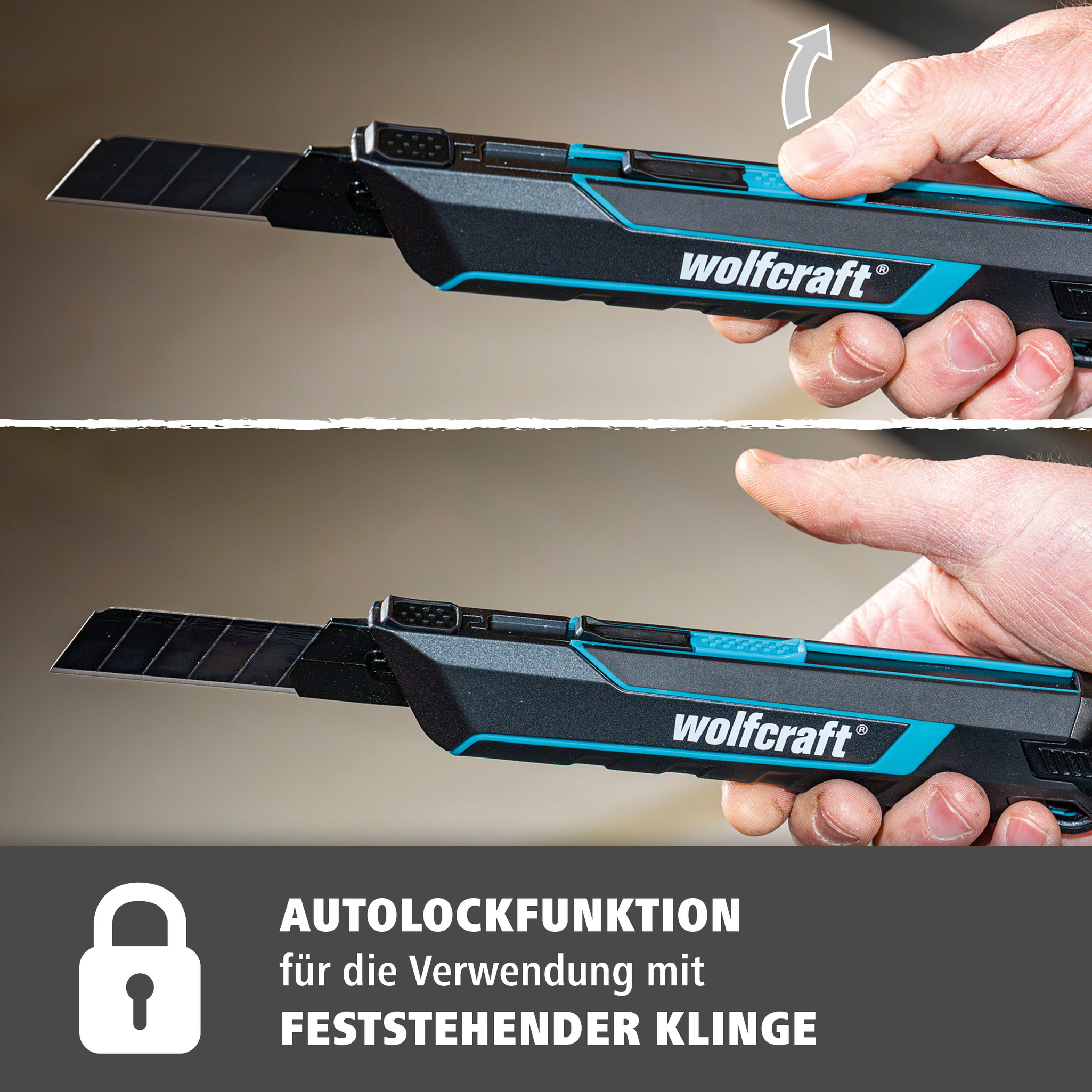 Snap-Off Blade Knife PRO SAFETY, 18 mm (de)