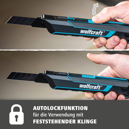 Snap-Off Blade Knife PRO SAFETY, 18 mm (de)