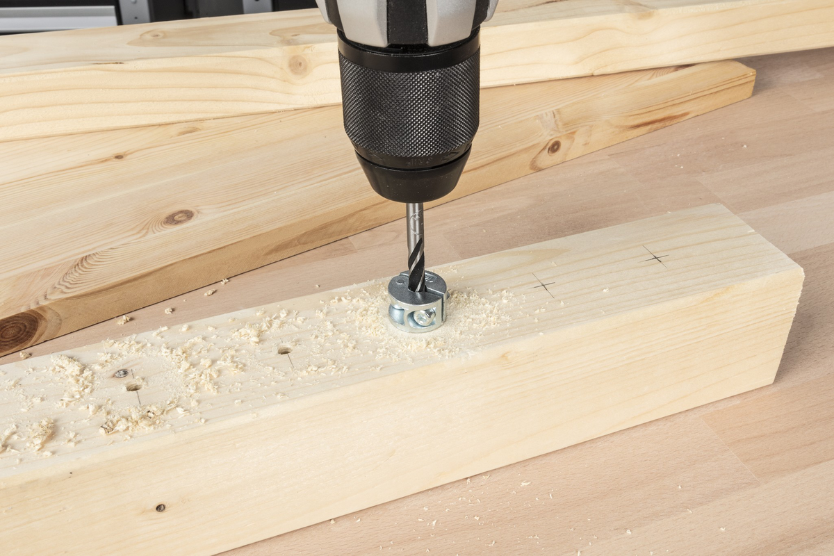 Wood Twist Drill Bit Set With Depth Stop 2 Pcs.