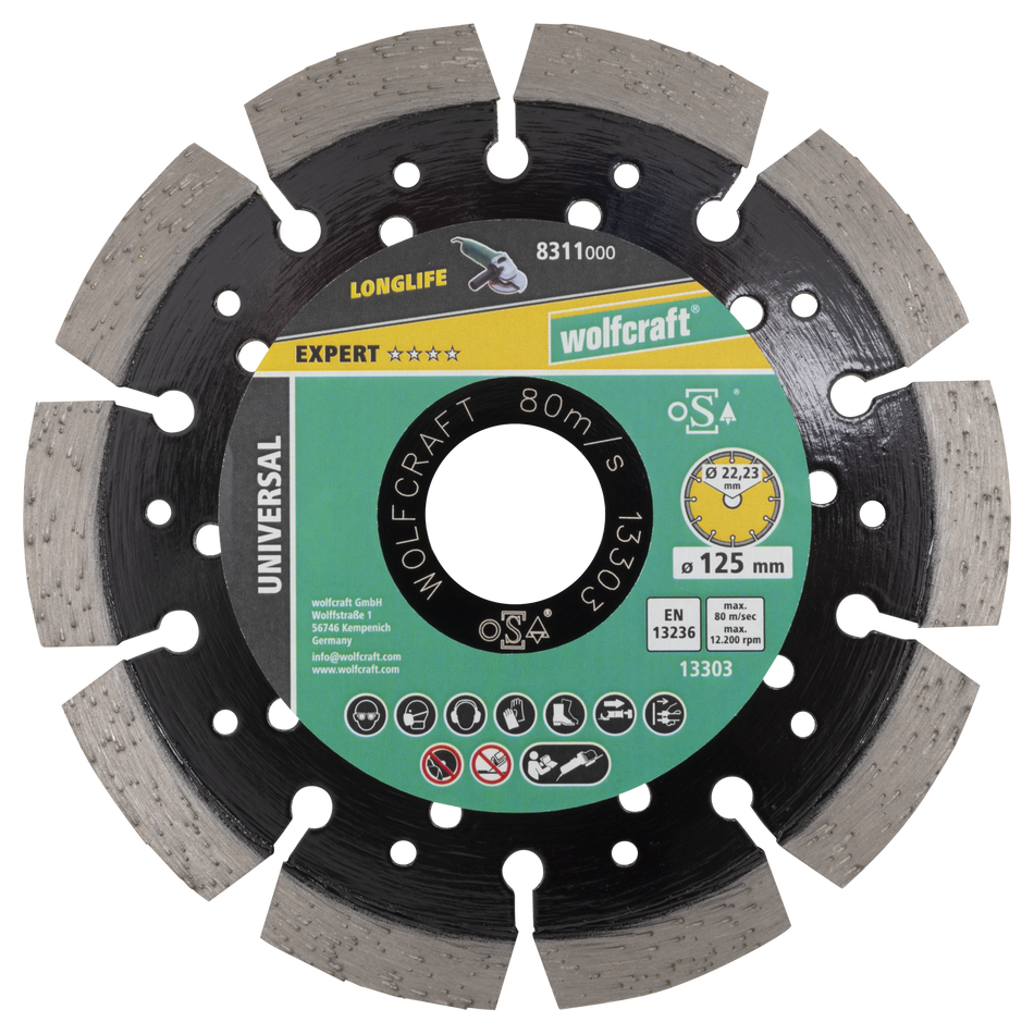 PRO LASER UNIVERSAL Diamond Cutting Disc, Ø 125 mm