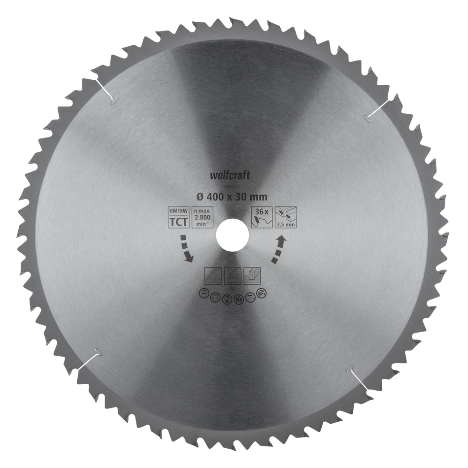 TC Circular Table Saw Blade, brown series, Ø 400 mm