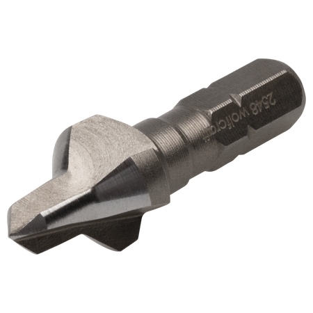 Tool Steel Countersink, Hexagon Shank, Ø 5–12 mm