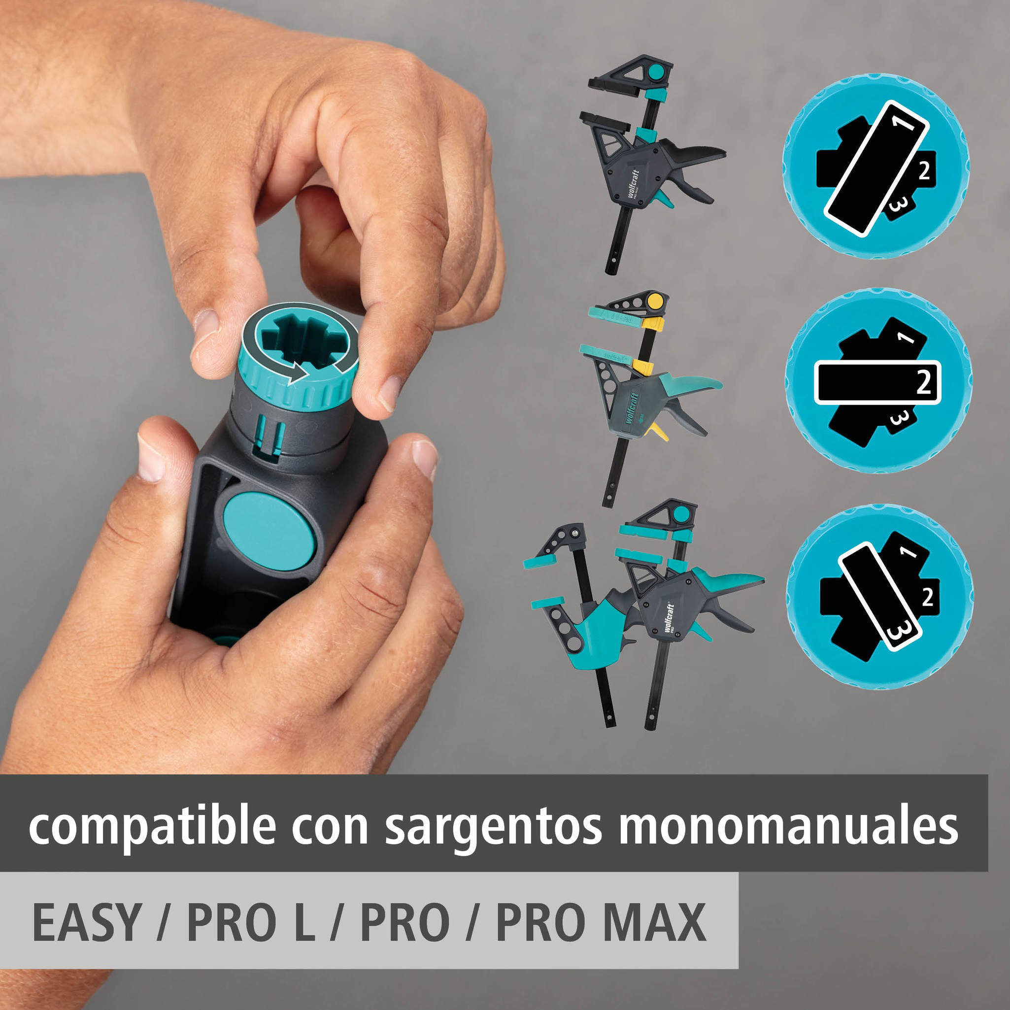 One-Hand Clamp Connector (es)
