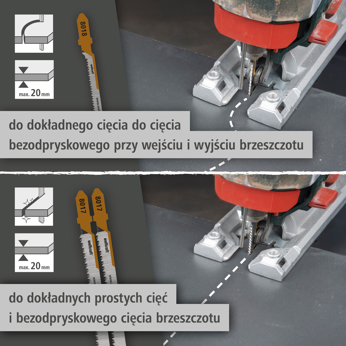Jigsaw Blade Project Set for Making Furniture, 3 Pcs. (pl)