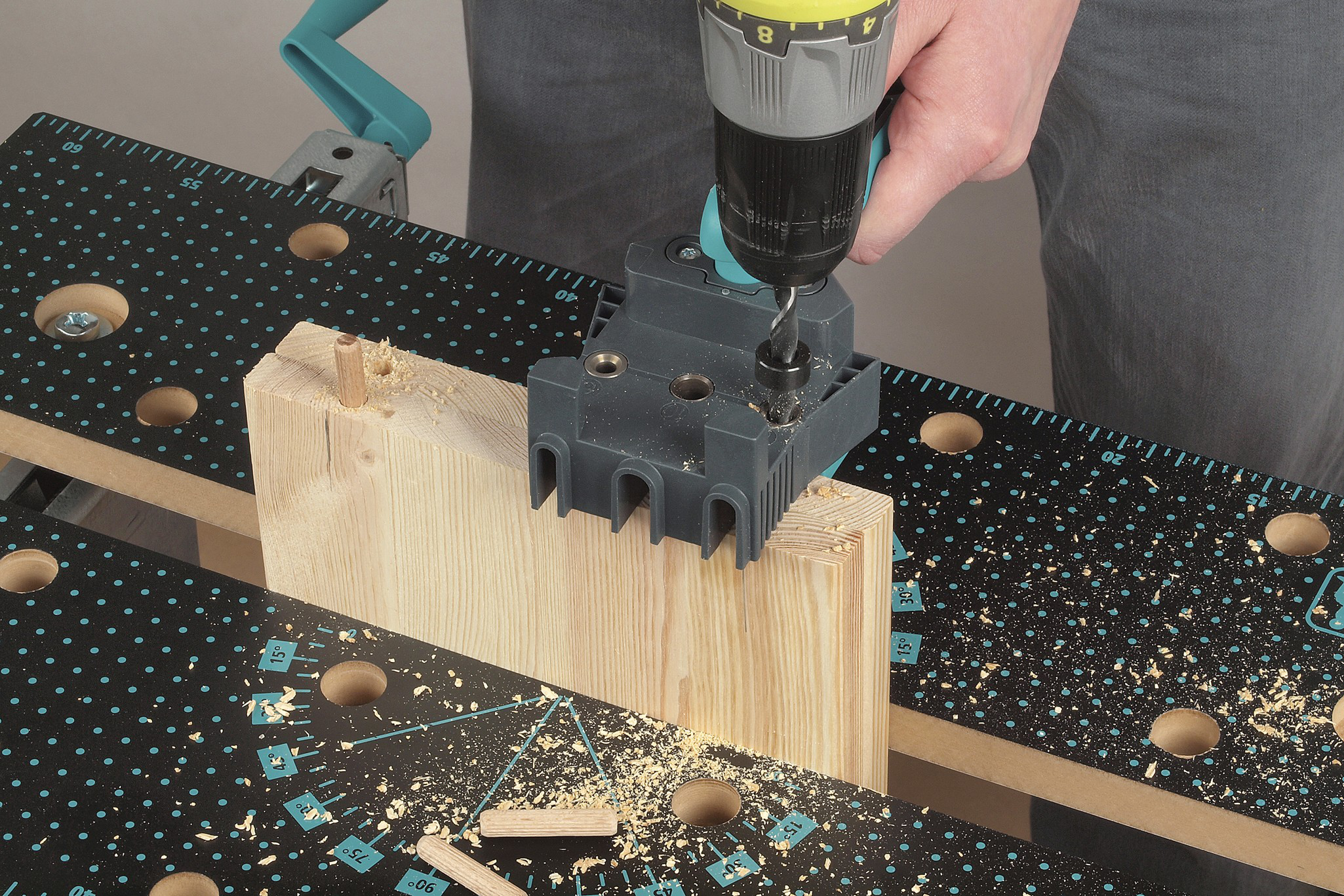 Dowelmaster - dowel gauge for wood joints
