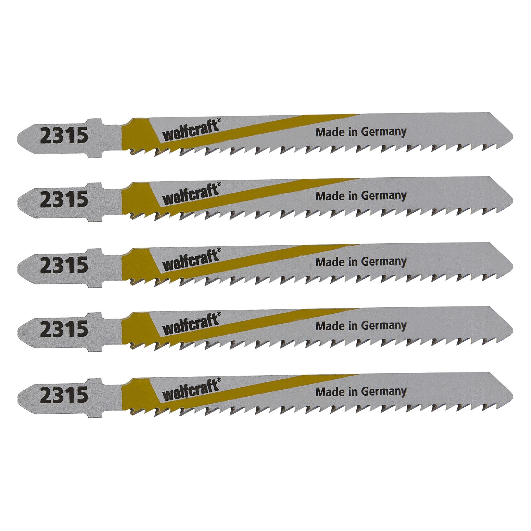 HSS Jigsaw Blades, T-shank, wood and plastic, clean cut - Image 1