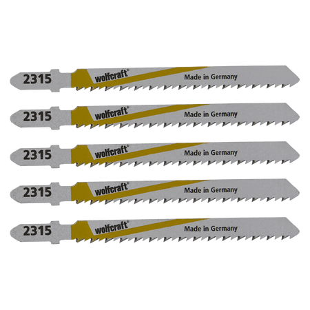 HSS Jigsaw Blades, T-shank, wood and plastic, clean cut - Image 1