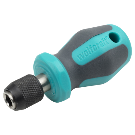 Hand Screwdriver with Bit Socket, Short