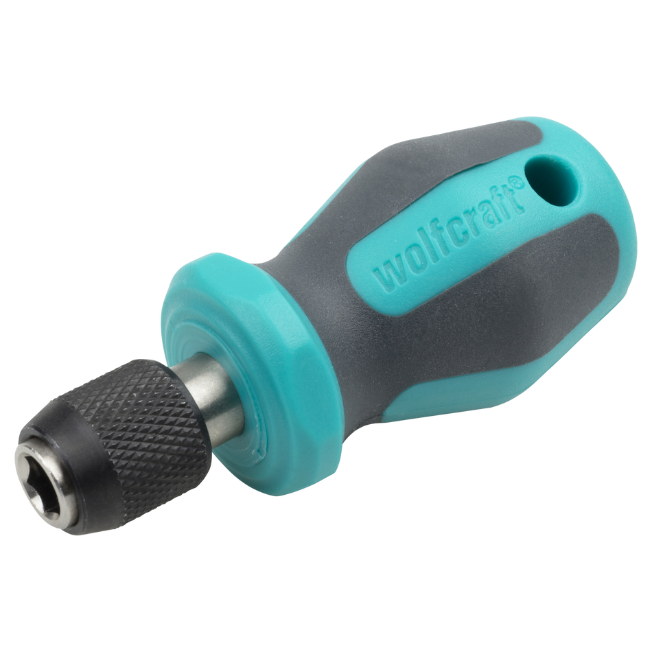 Hand Screwdriver with Bit Socket, Short
