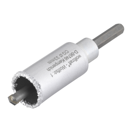 Annular Bit, Tungsten Carbide Coated, With Mandrel, Ø33mm
