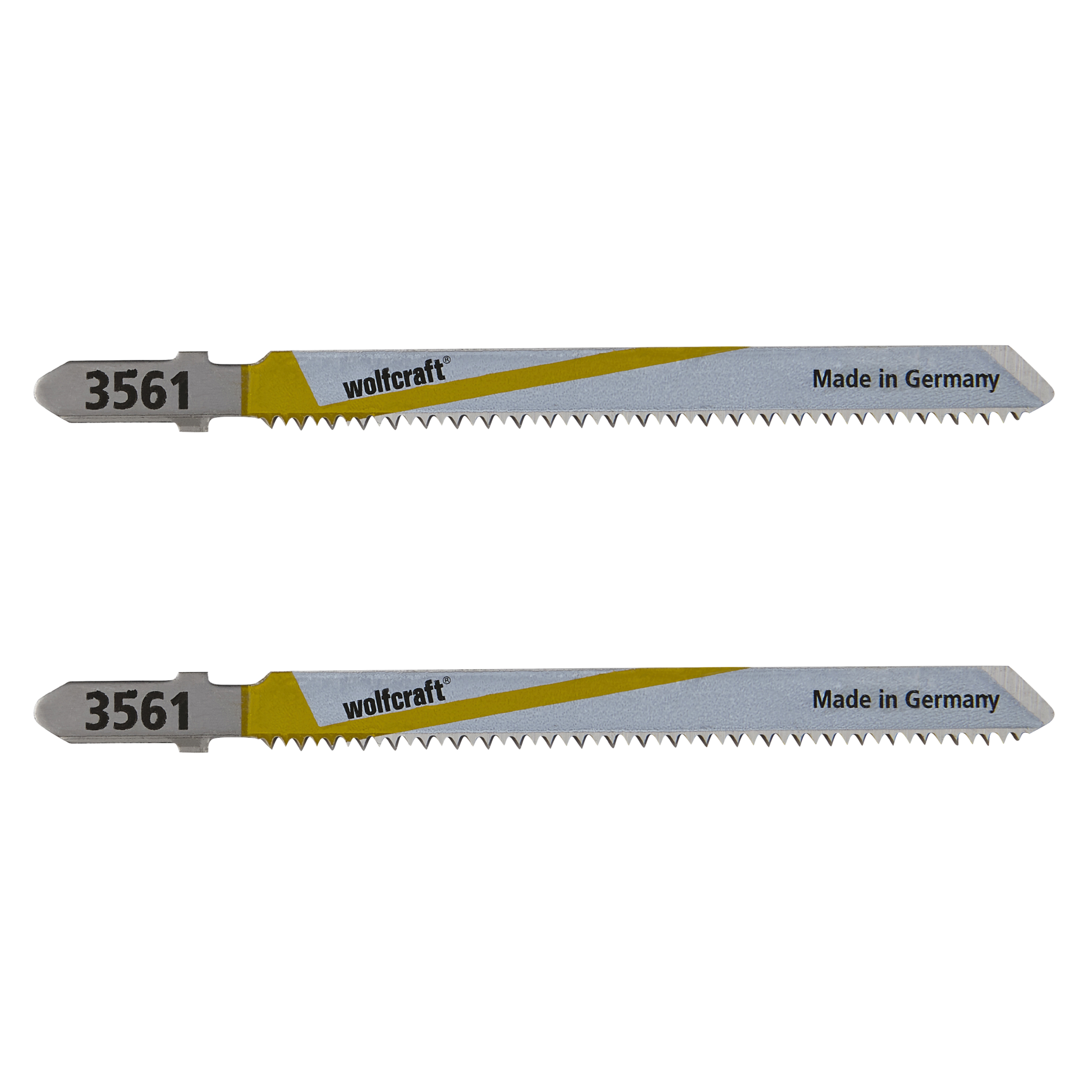 2 BIM Jigsaw Blades, T-shank, wood and plastic, clean cut