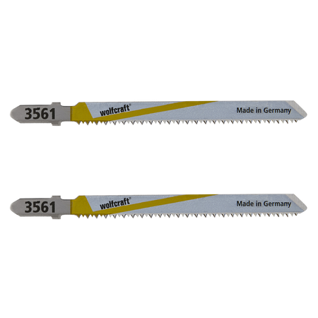 2 BIM Jigsaw Blades, T-shank, wood and plastic, clean cut