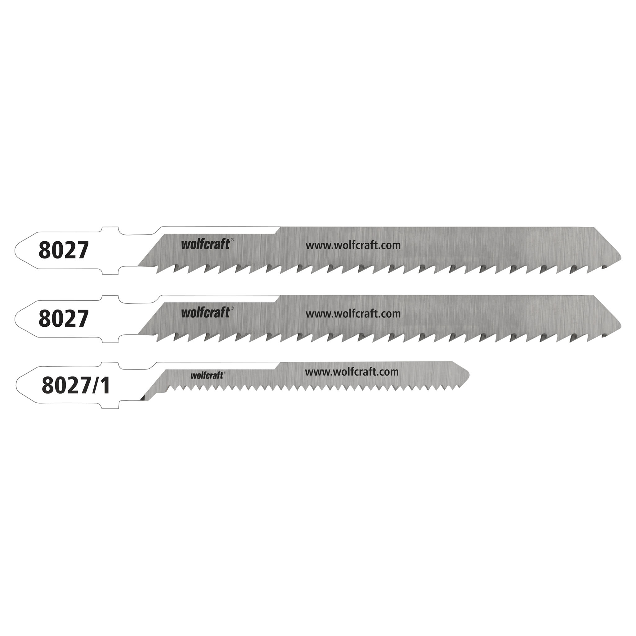 Jigsaw Blade Set, Acrylic and Acrylic Glass, Fine Cuts, 3-Pc.