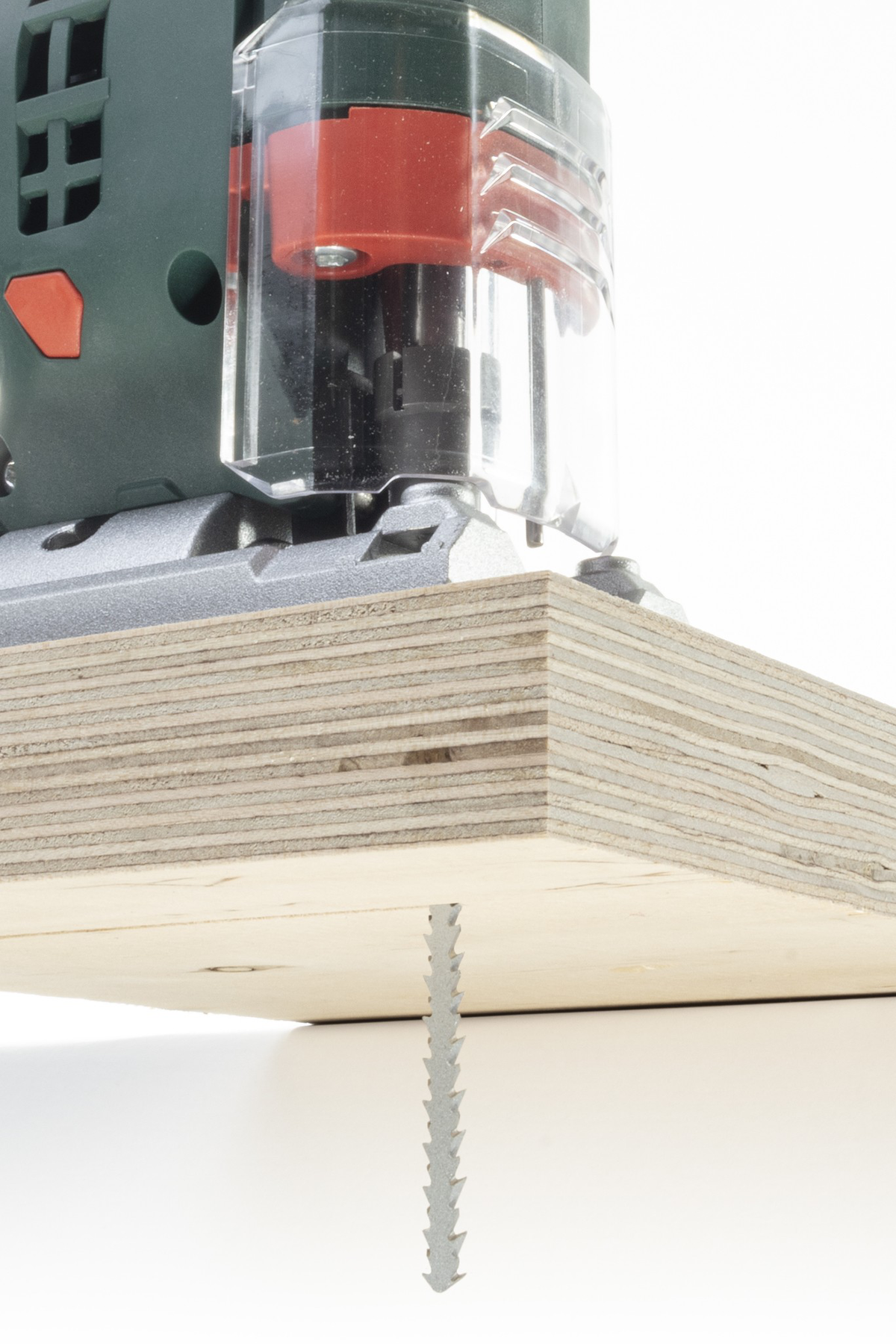 2 HCS Jigsaw Blades, T-shank, toothing on both sides, wood, curved cut