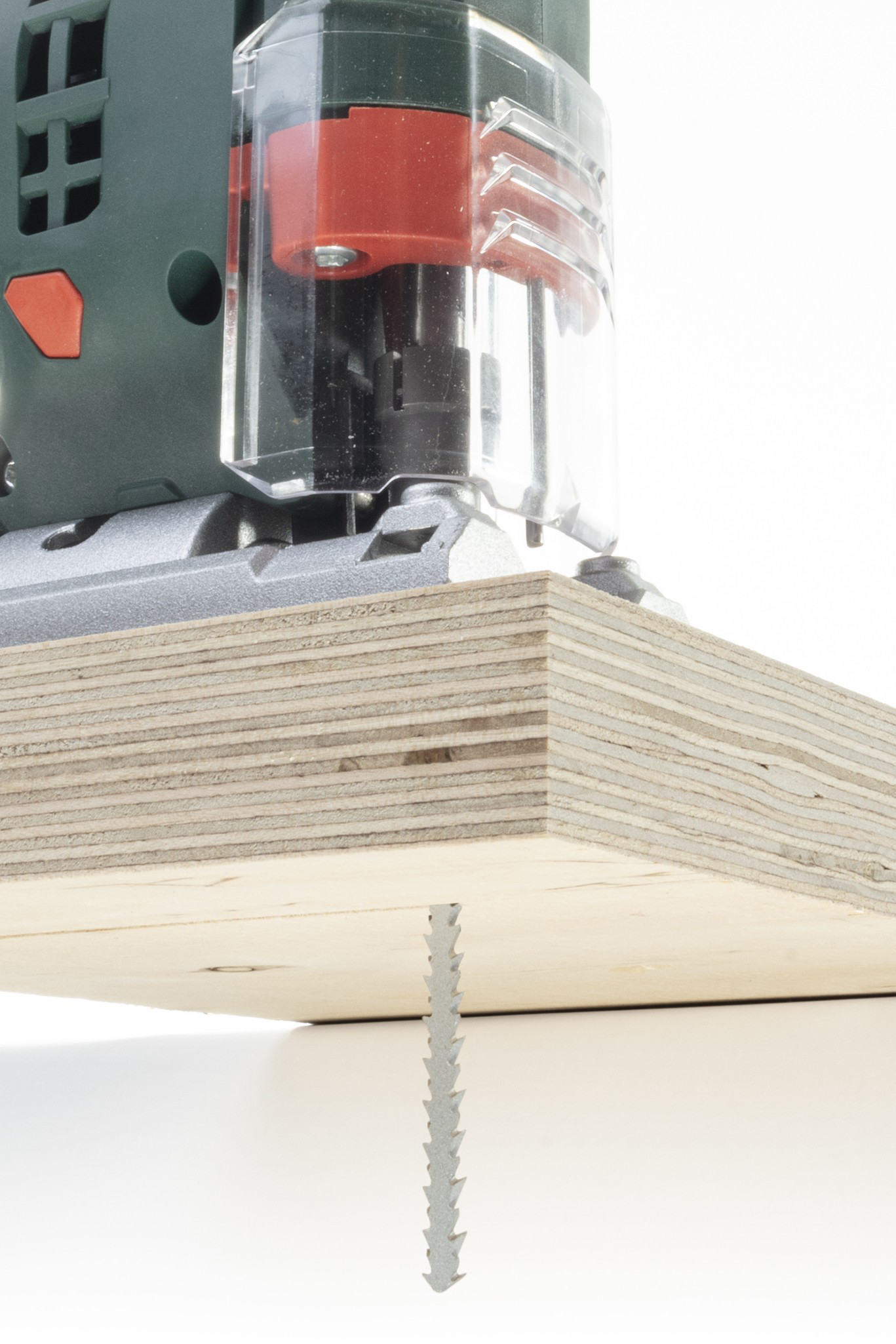 2 HCS Jigsaw Blades, T-shank, toothing on both sides, wood, curved cut