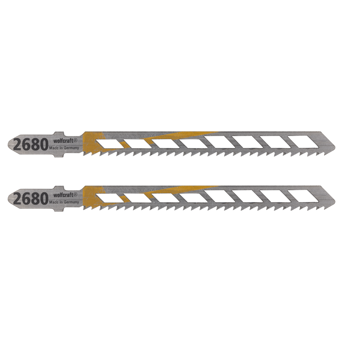 2 HCS Jigsaw Blades, T-shank, wood and plastic, clean straight cut