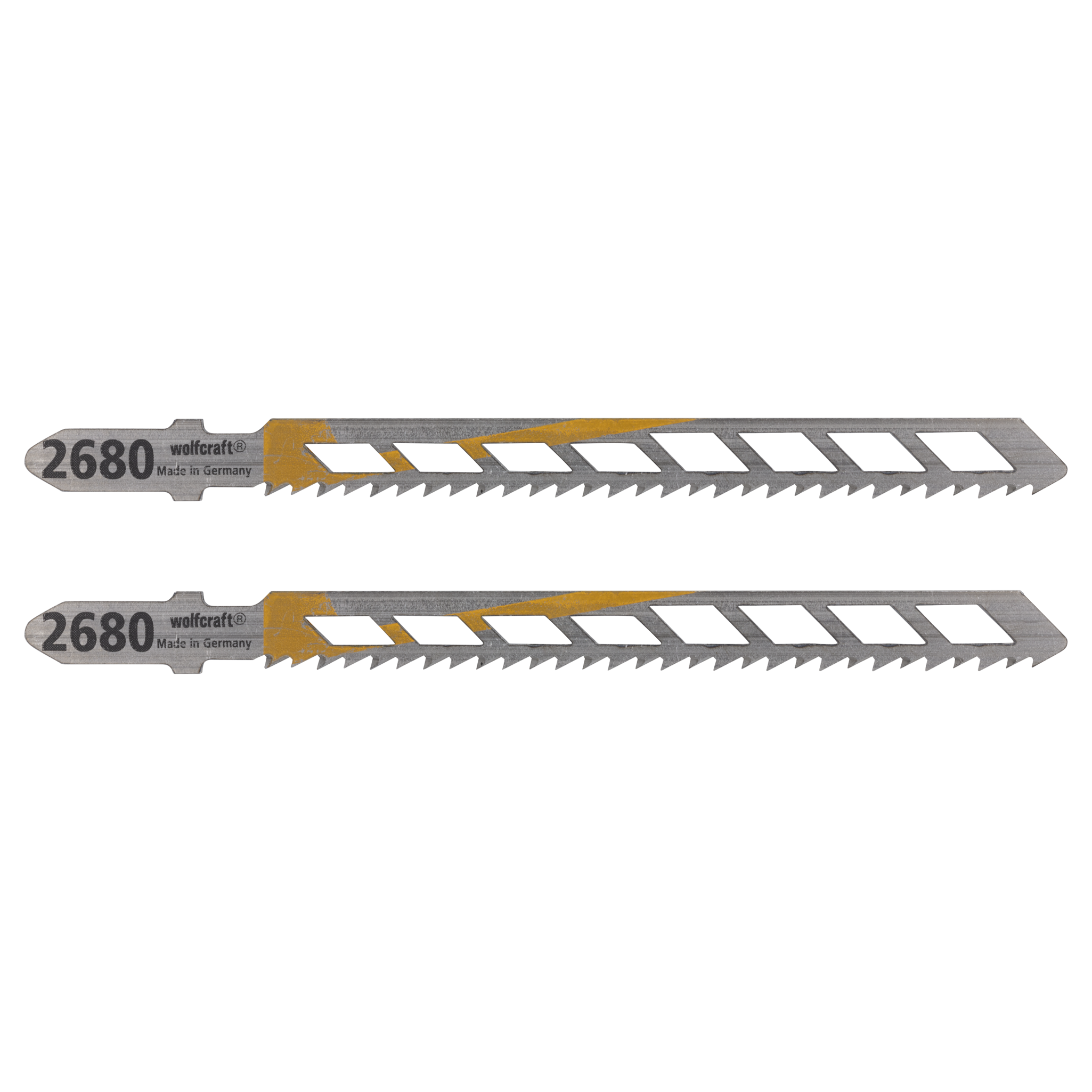 2 HCS Jigsaw Blades, T-shank, wood and plastic, clean straight cut