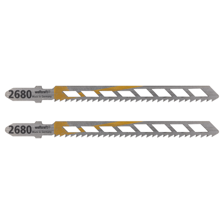 2 HCS Jigsaw Blades, T-shank, wood and plastic, clean straight cut