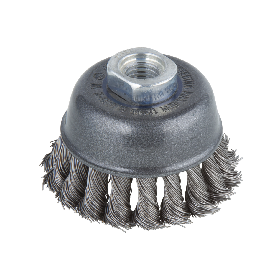 Steel Wire Cup Brush, twisted, Ø 75 mm