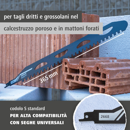 Sabre Saw Blade, TC Tipped (it)