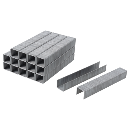 3,000 Broad Back Staples, Extra Hard Steel, Type 053, 10 mm