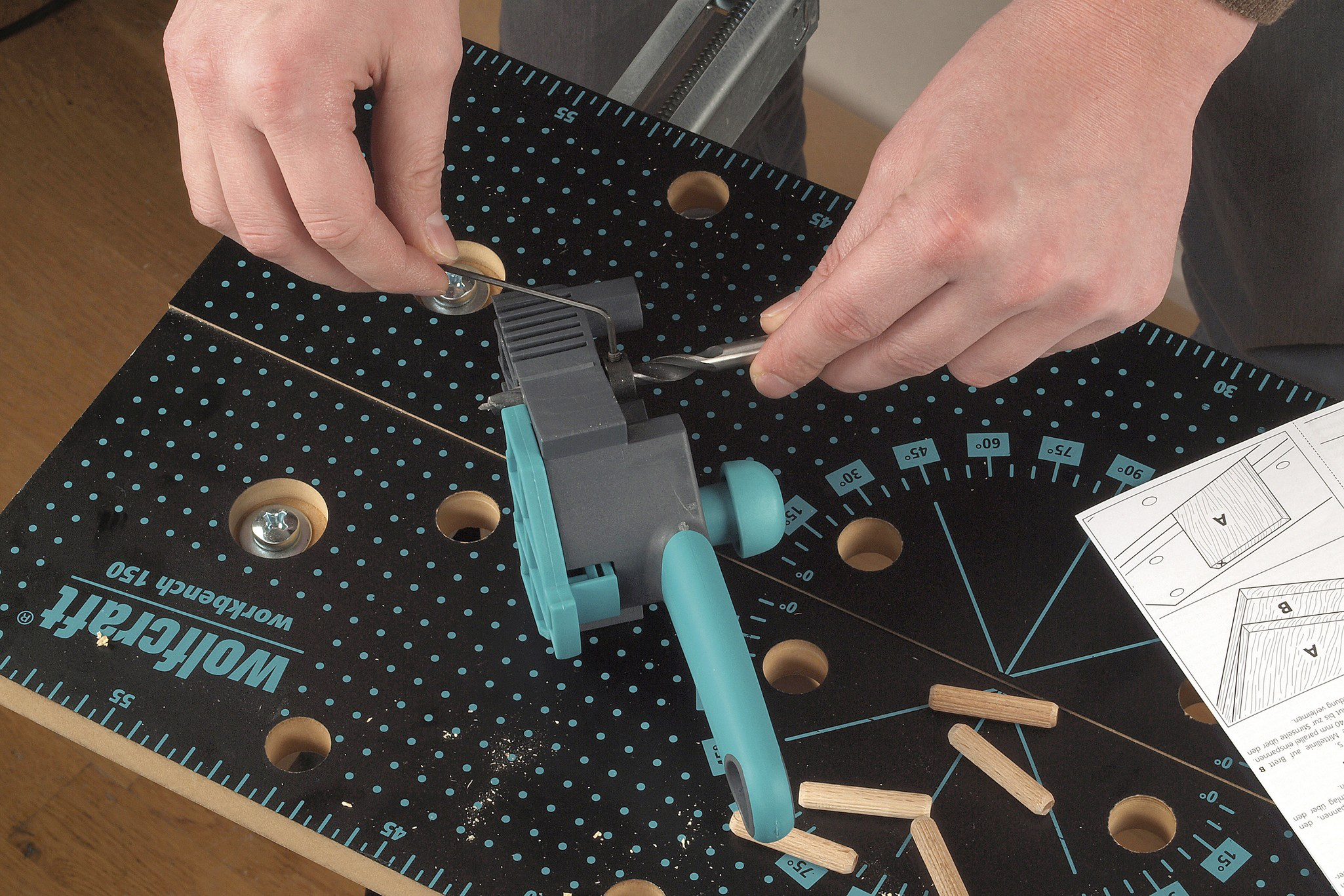 Dowelmaster - dowel gauge for wood joints