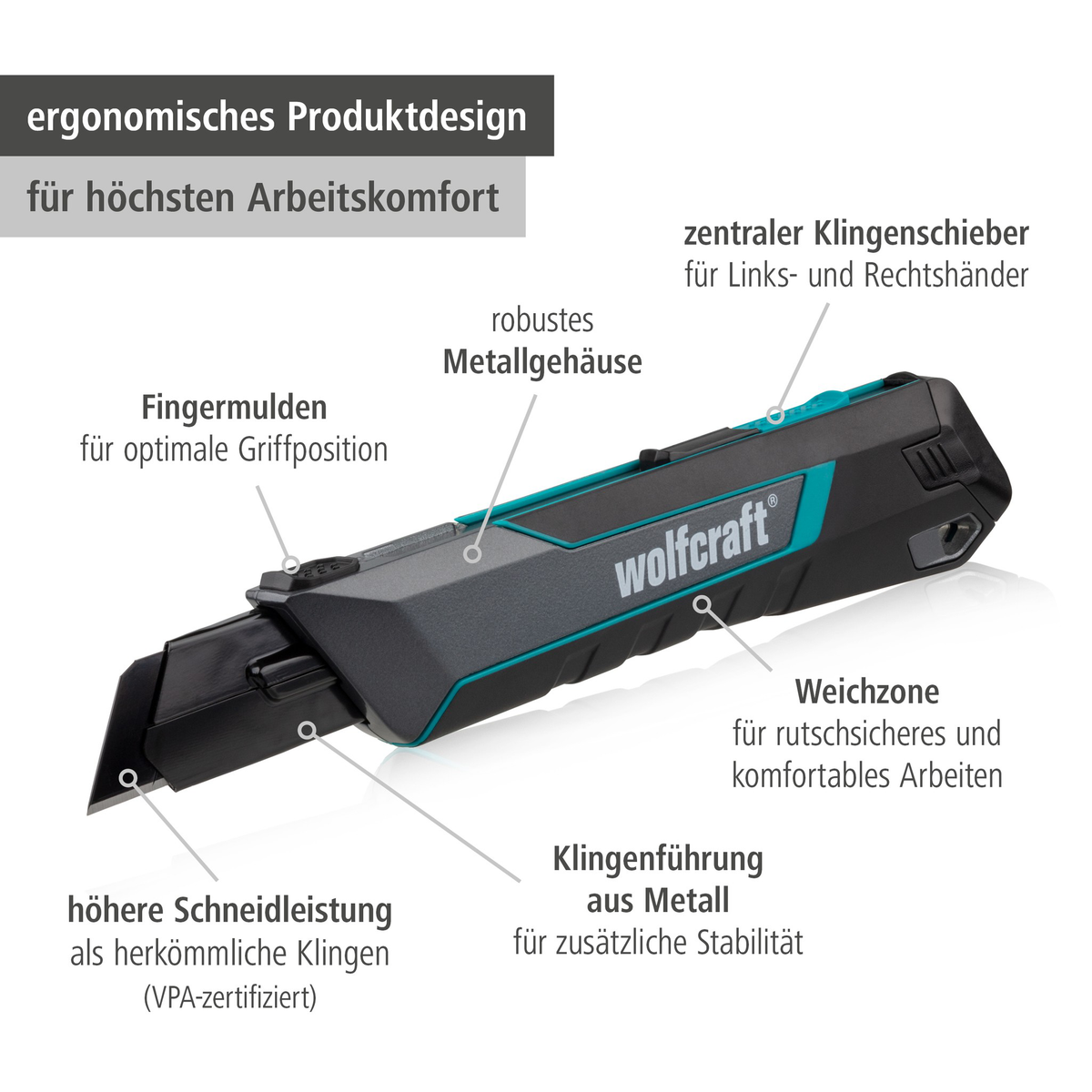 PRO SAFETY Snap-Off Blade Knife, 25 mm