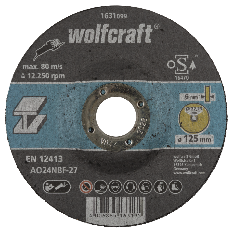 Roughing Disc for Metal, Ø 125 mm
