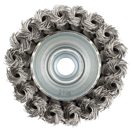 Stainless Steel Wire Cup Brush, twisted