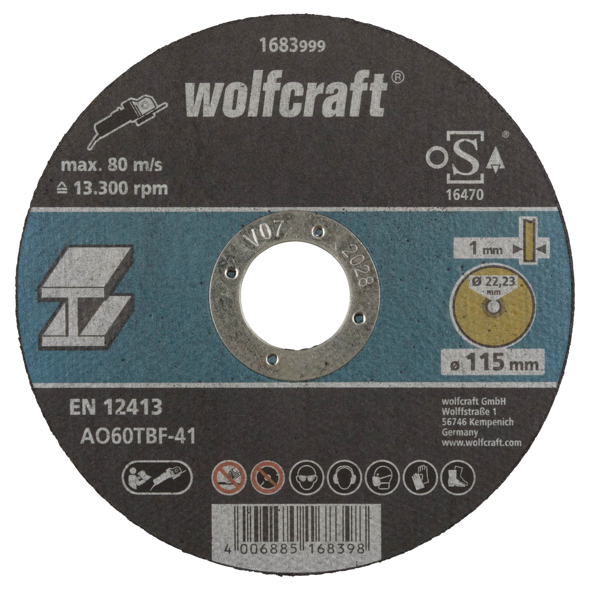 Cutting Disc for Metal, extra thin, Ø 115 mm