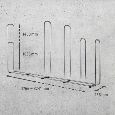 Modular XXL Stacking Aid for Firewood (de)