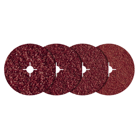Fibre Sanding Disc Set for Metal, Ø 115 mm, 20 Pcs.