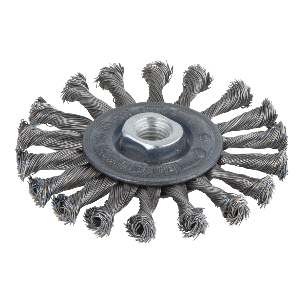 Steel Wire Wheel Brush, twisted, Ø 115 mm
