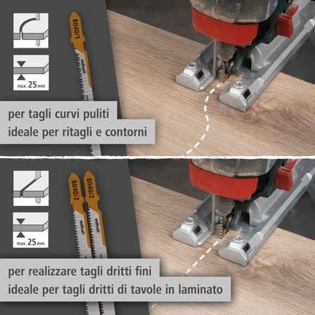 Jigsaw Blade Project Set for Laminate, 3 Pcs. (it)