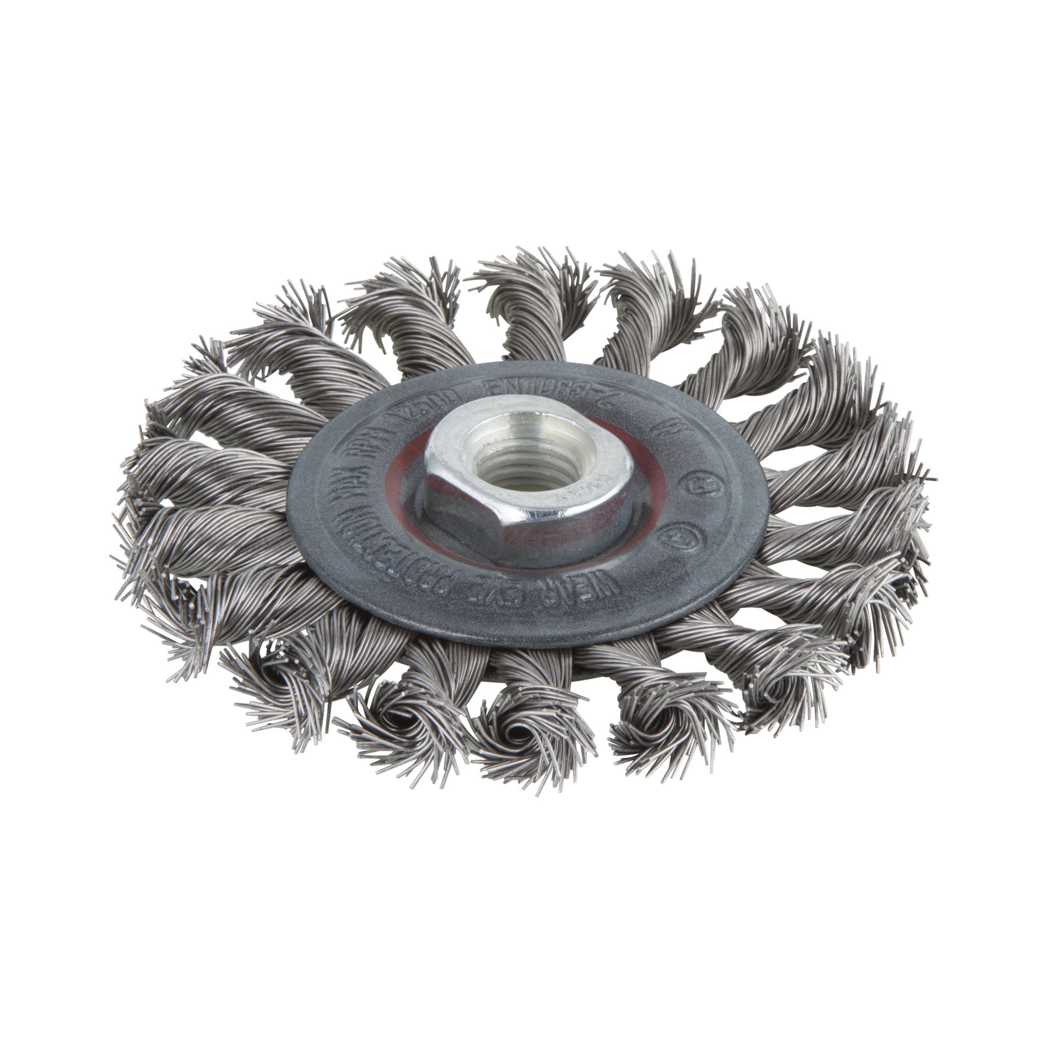 Stainless Steel Wire Wheel Brush, twisted - Image 1