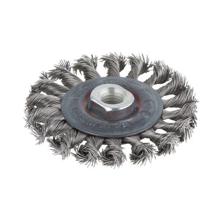Stainless Steel Wire Wheel Brush, twisted - Image 1