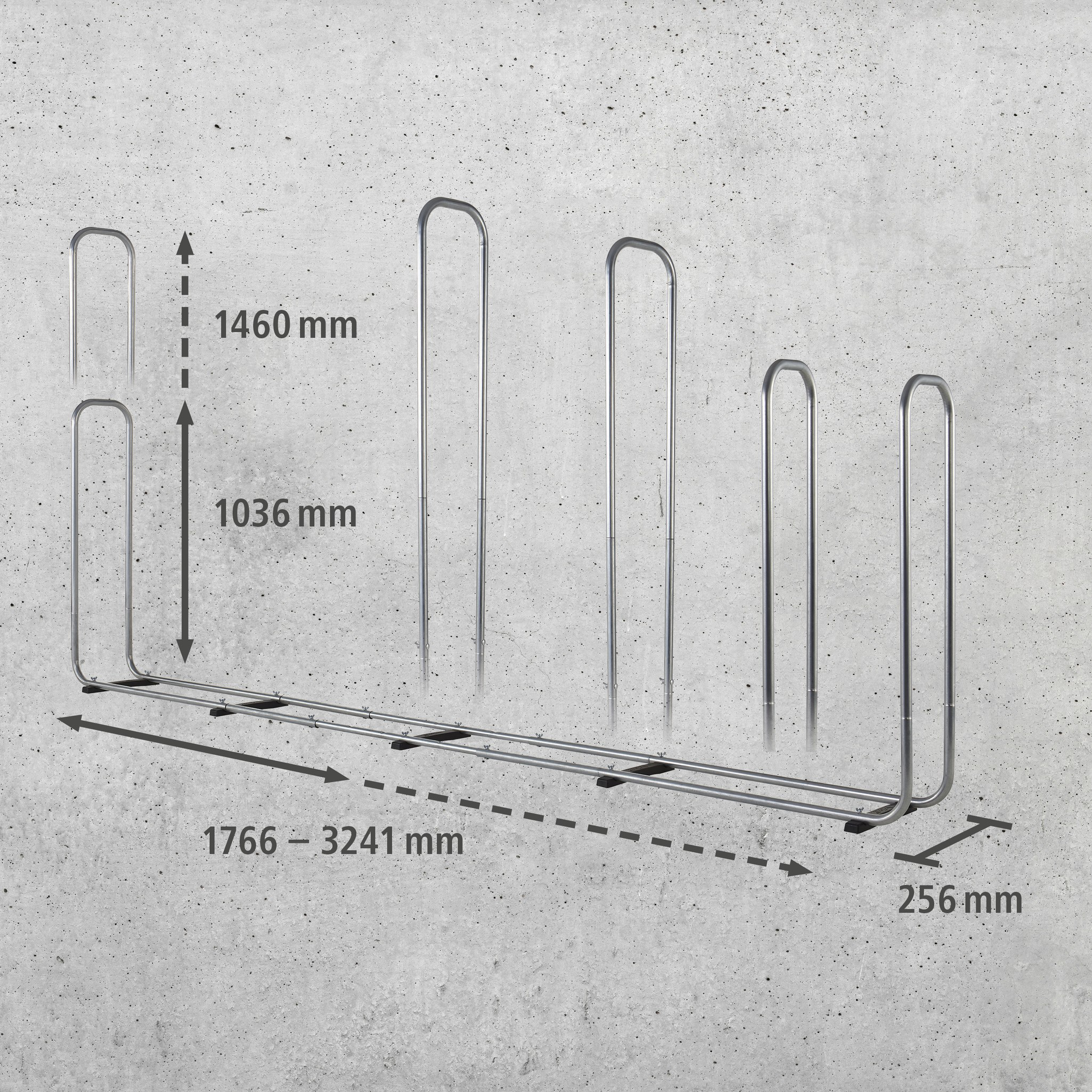 Modular XXL Stacking Aid for Firewood