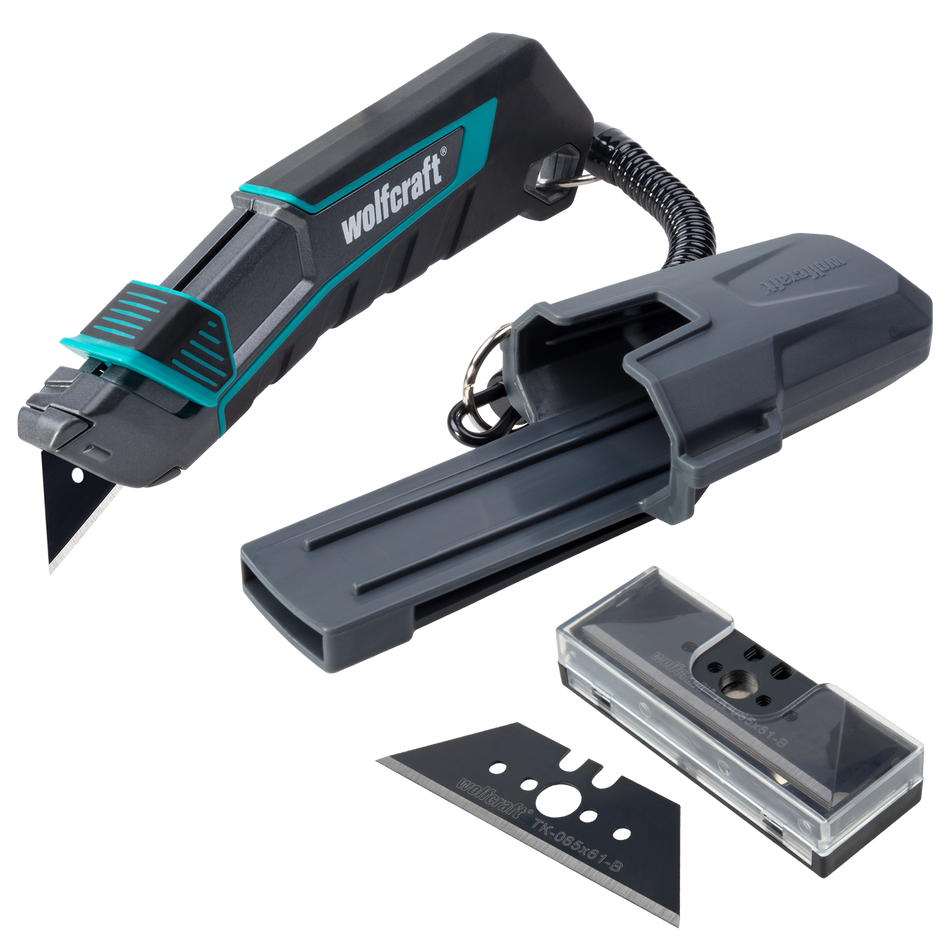 PRO SAFETY Trapezium Blade Knife Set With Sheath - Image 1