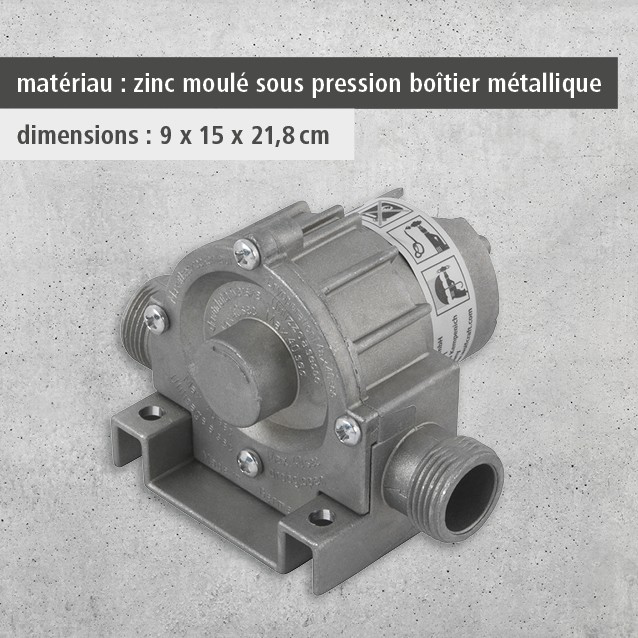 Pump With Metal Casing 3/4" (19 mm)