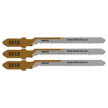 3 Jigsaw Blades, Plywood, Fine Curved Cuts