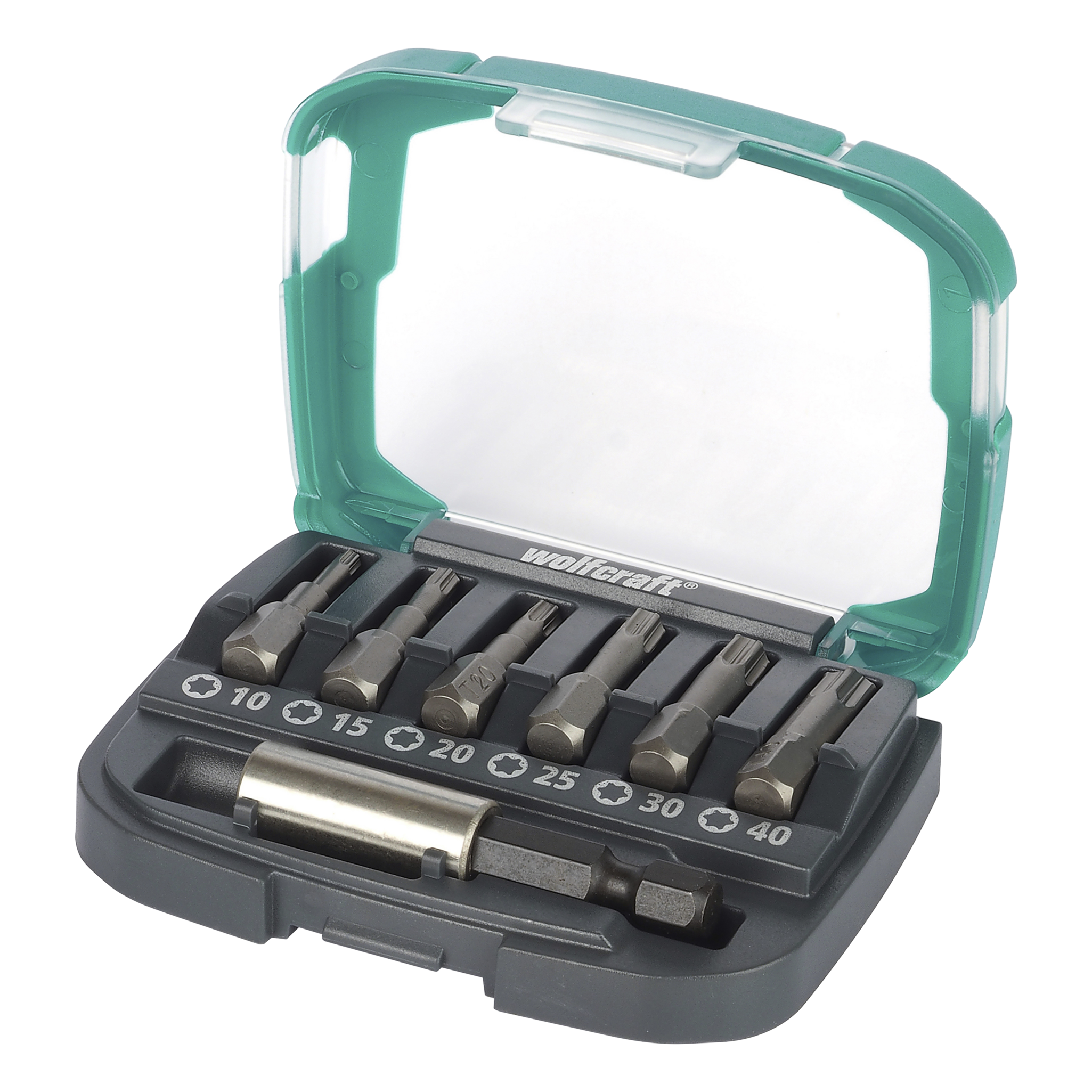 FIX-GRIP Bit Box, TORX® (T 10-40), 7 Pcs.