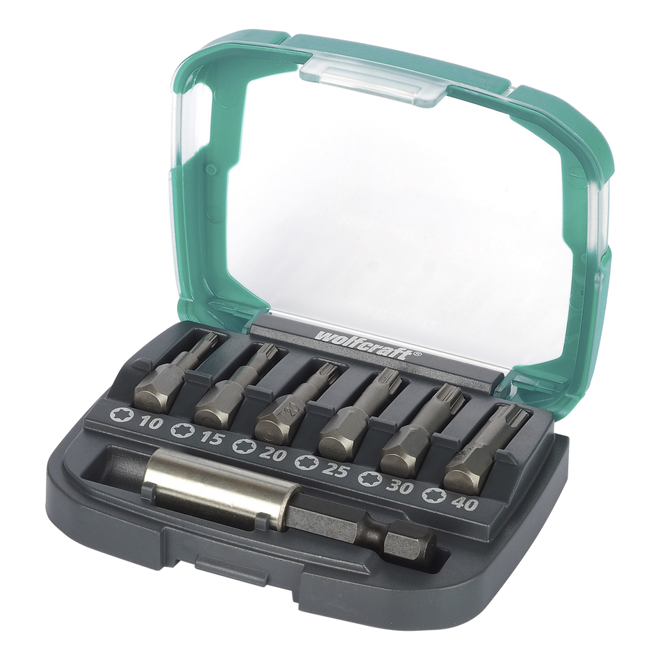 FIX-GRIP Bit Box, TORX® (T 10-40), 7 Pcs.