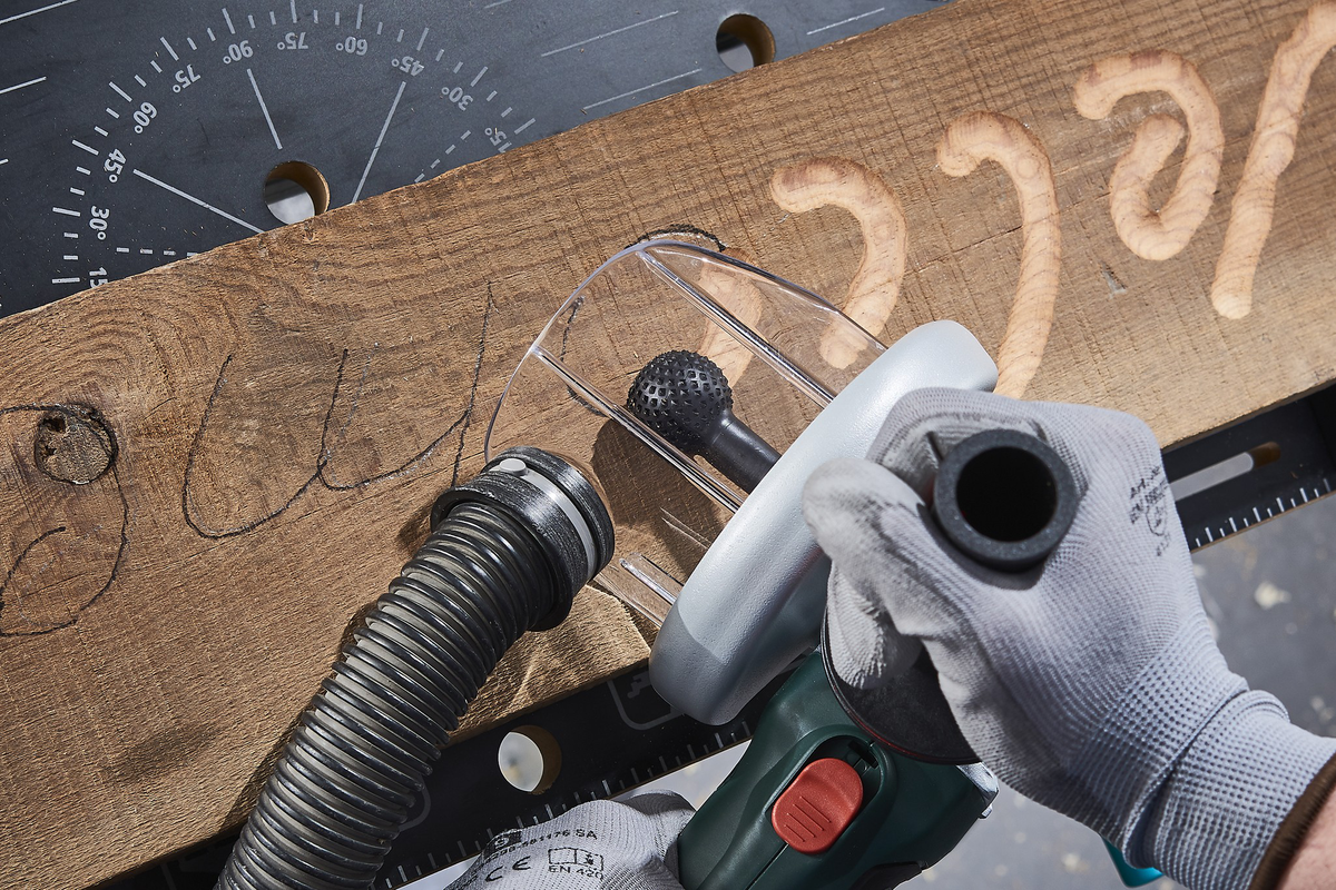 Extraction Hood for Angle Grinder