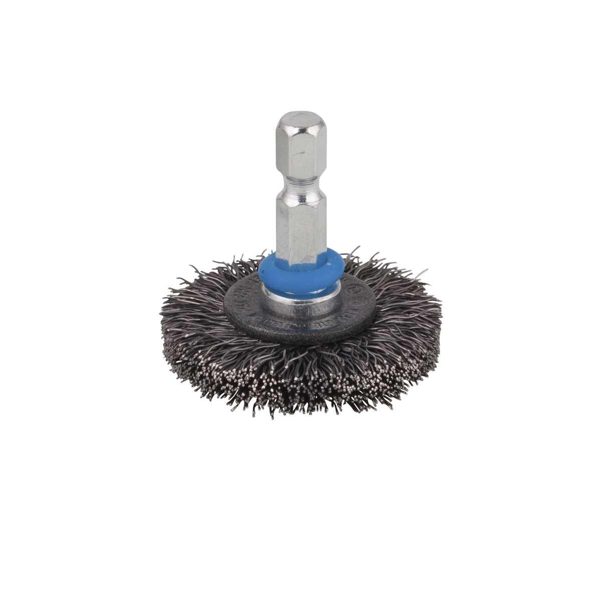 Steel Wire Wheel Brush, Ø 38 mm, Hexagon Shank