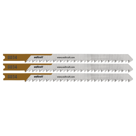 3 Jigsaw Blades, Softwood, Fine Cuts